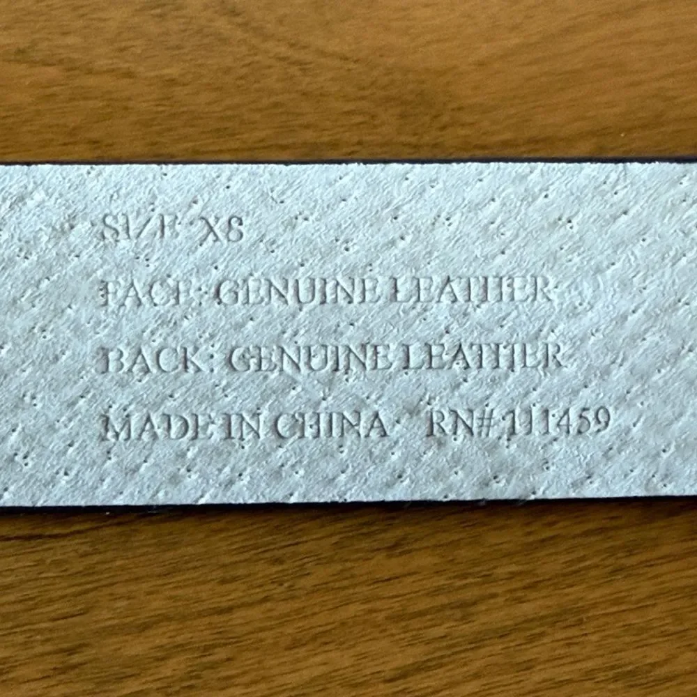 WHBM suede belt